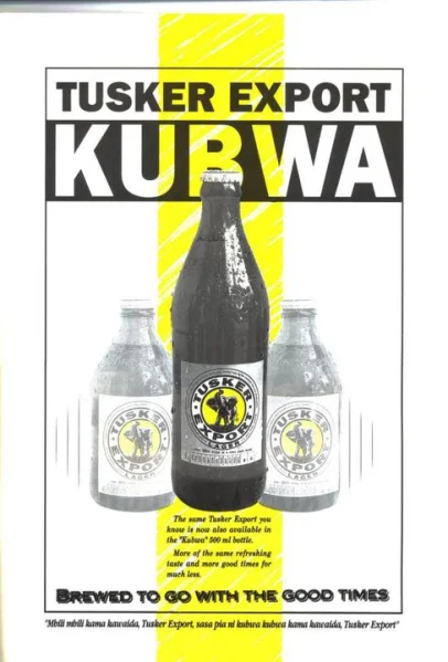 14/Just around the time when Tusker Export grew up