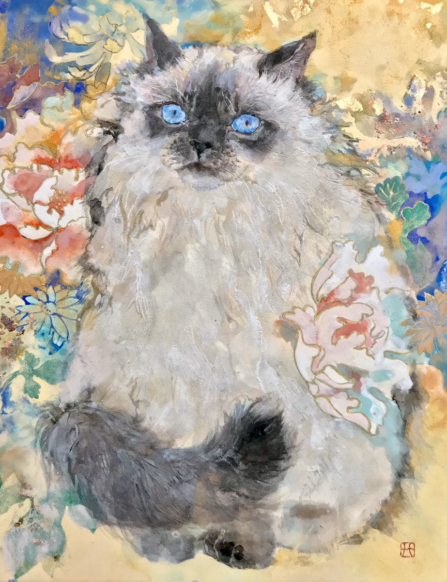 「sayo  様よりご指名いただきましたありがとうございます!猫ばかり描いてます。」|ヒカリタケウチのイラスト