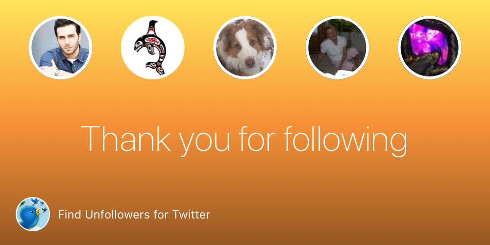 @mike_knig, @SeaKat5, @donna_adler, @Yusimite777, @BPsychedela
Thank you for following!
bit.ly/FindUnfollowers
#findunfollowers #findunfollow #unfollowersapp