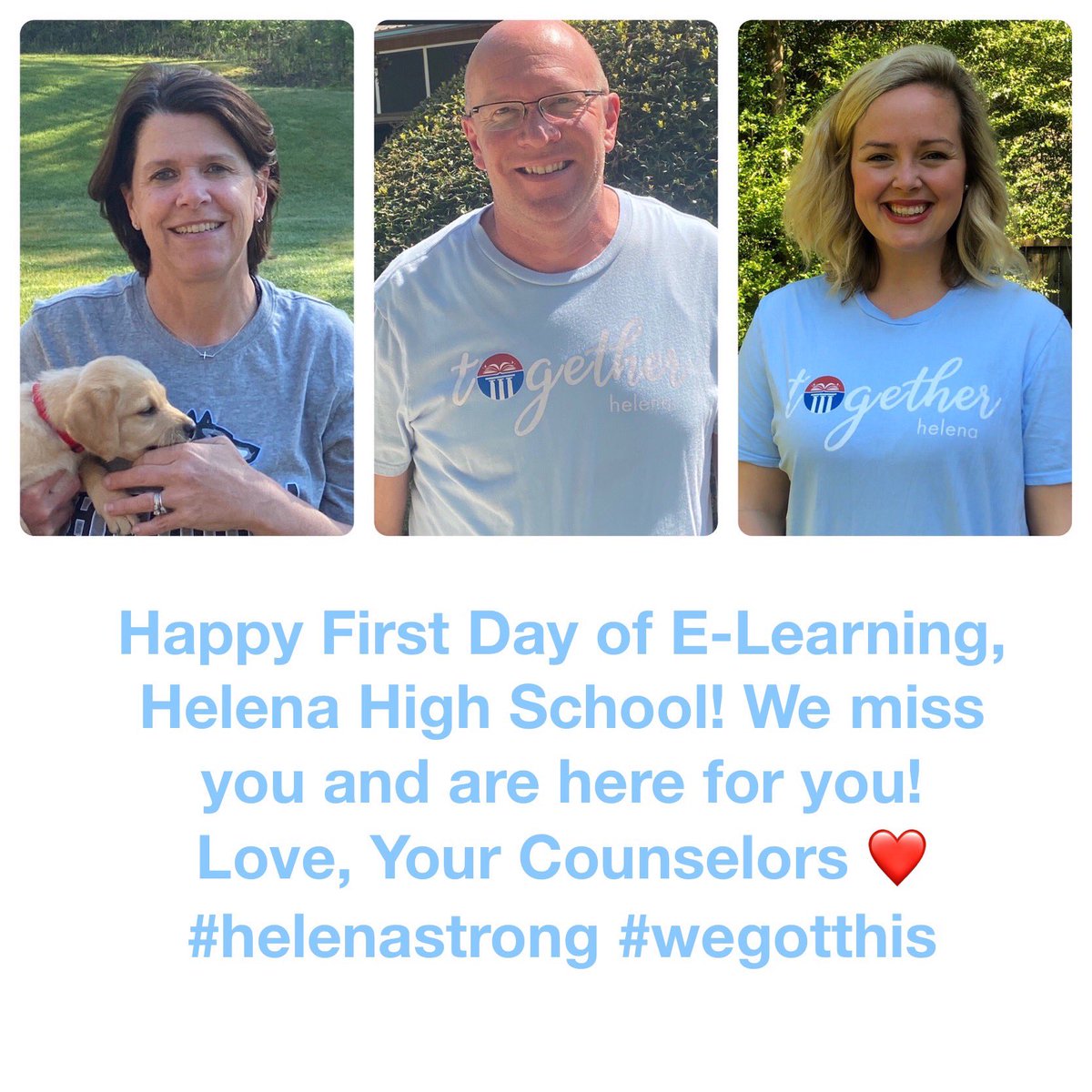 HelenaCounselor's tweet photo. We got this! #helenastrong https://t.co/8oanM3sXIb