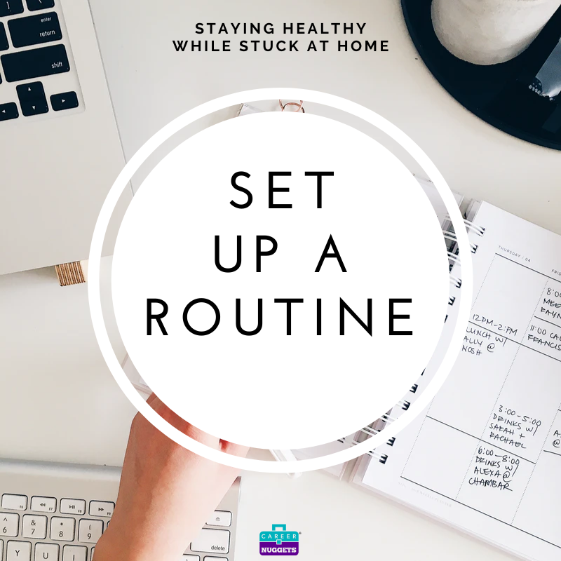 CareerNuggets's tweet photo. A challenge from being in quarantine is not getting lost in the vagueness of the day. You can combat this by creating a routine. Because it can be hard to plan for the whole day, some chose to have just morning or nighttime routine.
.
.
.
https://t.co/EfiExLmK0O https://t.co/iBEEAK7Quo