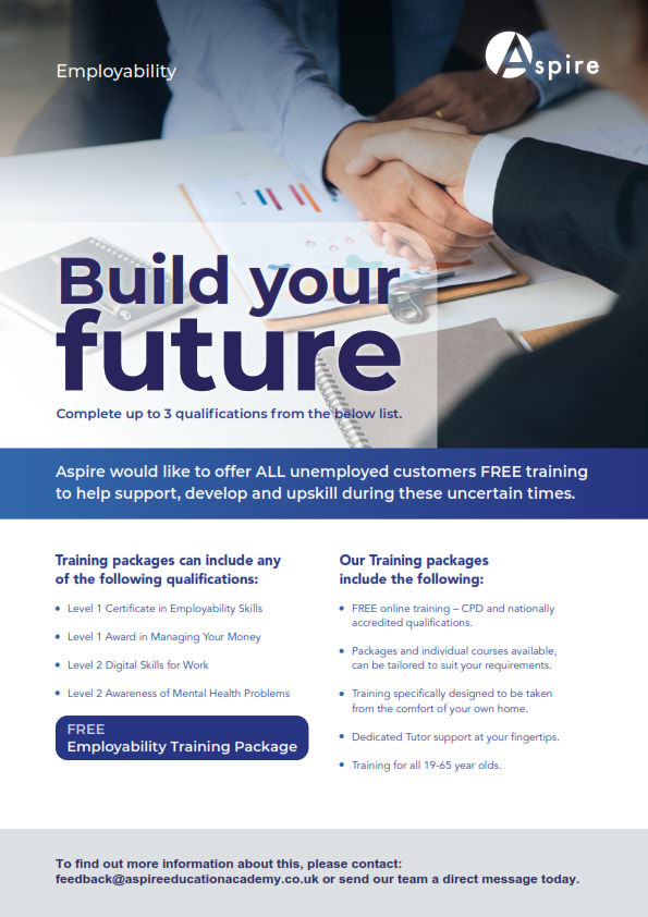 AspireTweet's tweet photo. 𝗕𝘂𝗶𝗹𝗱 𝘆𝗼𝘂𝗿 𝗳𝘂𝘁𝘂𝗿𝗲 with @ASPIREducation (2/2) https://t.co/WqDOVBUQME