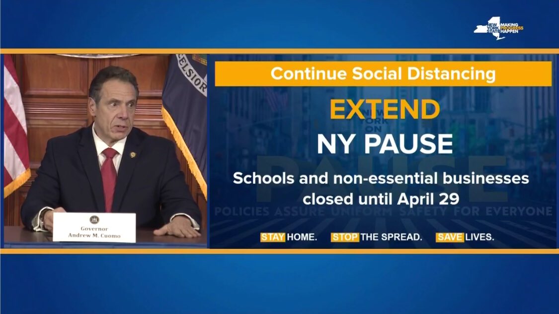RCSDParents's tweet photo. NY Pause extended schools closed until April 29th https://t.co/8vmPAlZhVB