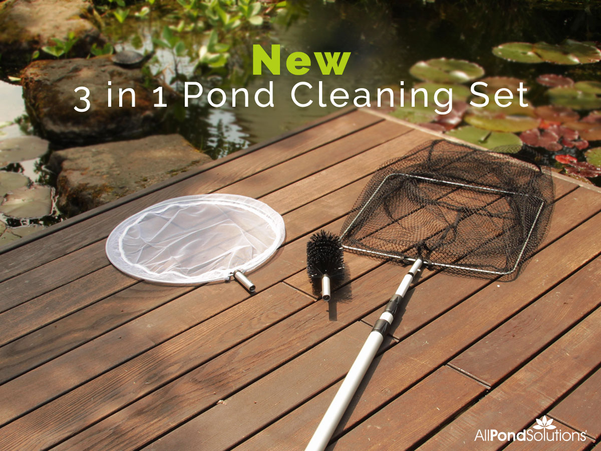 Brace yourself. Hot weather is coming!☀️Check out our newest #Pond #Algae cleaning set from Heissner here: allpondsolutions.co.uk/heissner-3-in-…