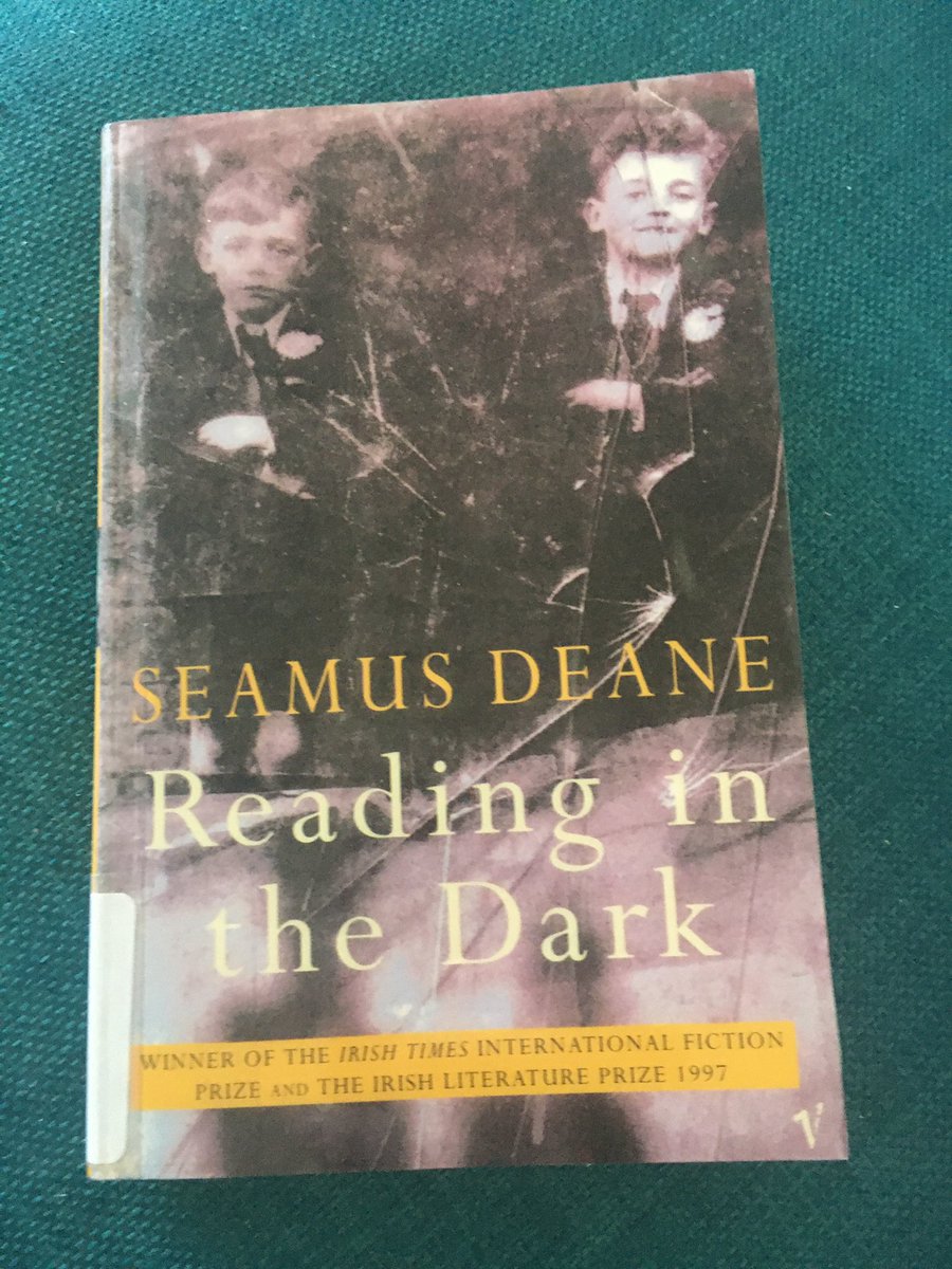 Book 26: Reading in the Dark by Seamus Deane. A childhood set in a political Derry in 1940’s & 50’s. Emotional snippets about family, loss & regret. This book wasn’t for me, I struggled to get into it.  #BookReview