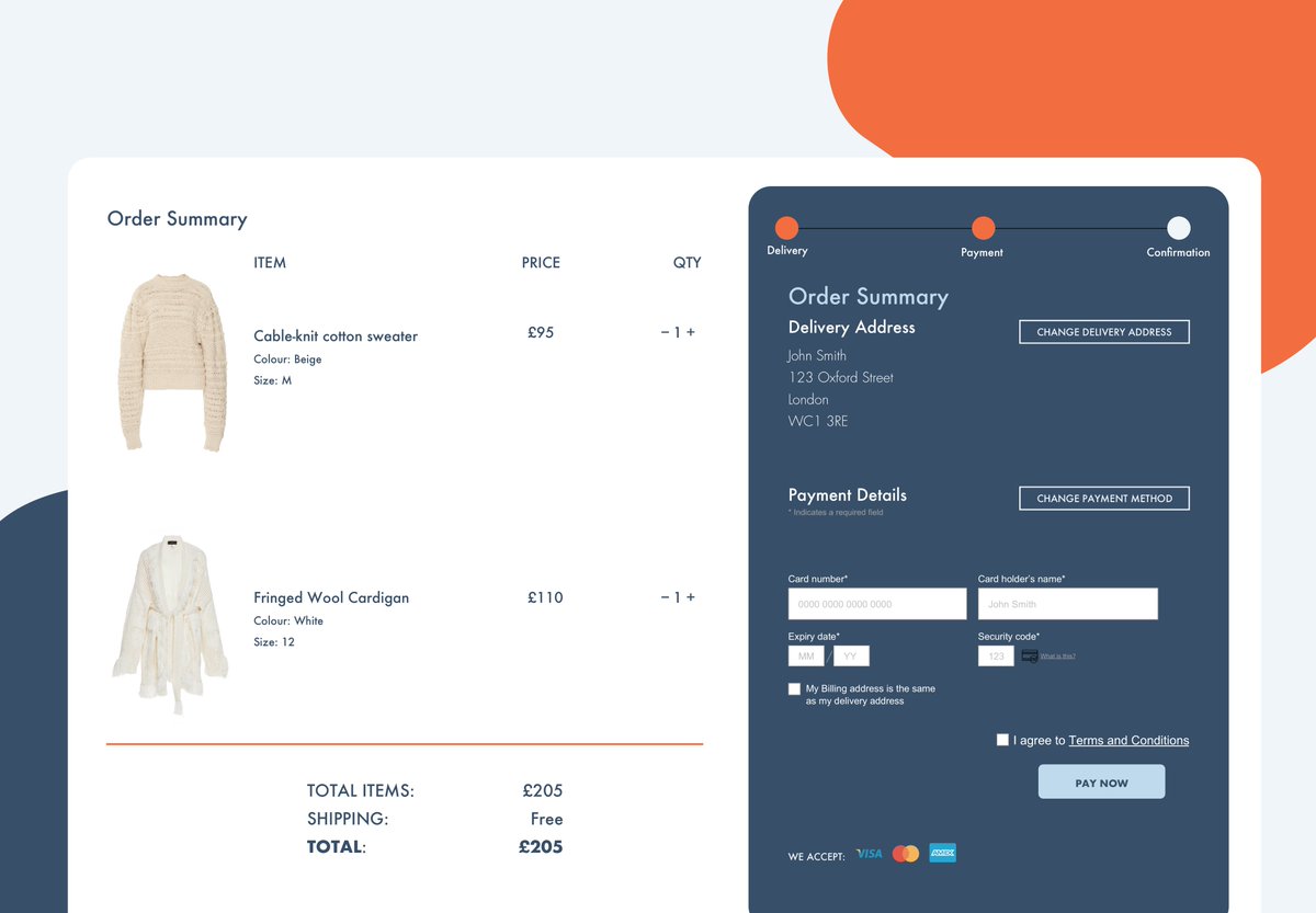 giu_fiori's tweet photo. Designing a #checkout page for the second day of #dailyuichallenge
#dailyui002 #uxui #mobileapp #styleguide #plants #uxdesigner
I love coming up with colour palettes for these projects.
Photos are taken from the Moda Operandi website
Dribble profile --> https://t.co/9xR3lSOCLb https://t.co/Mac6Y7xpmd