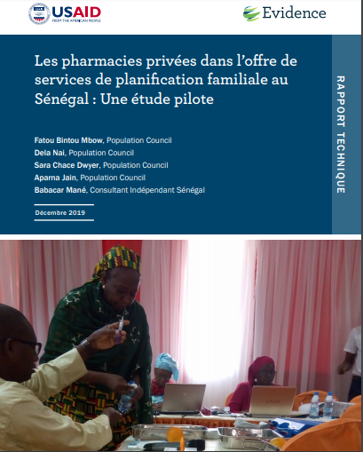 ChaceDwyer's tweet photo. Recherche basée sur la science de la mise en œuvre constate que les pharmacies privées au #Sénégal peuvent être une source de services de #planificationfamiliale avec un soutien technique et un environnement juridique favorable #EvidenceProject @PopCouncil @DrDelaNai @aparn_jain https://t.co/TOBl5cYQjR
