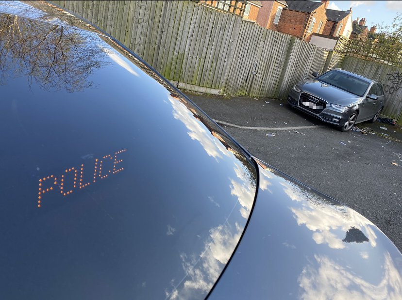 Trafficwmp's tweet photo. Another #Stolen vehicle, taken from Coventry yesterday. Thanks to an eagle eyed member of the public. #KeepingForensicsBusy #PelianPrinciples 👏🏼👏🏼👍🏼👍🏼 https://t.co/eAlydAwc48