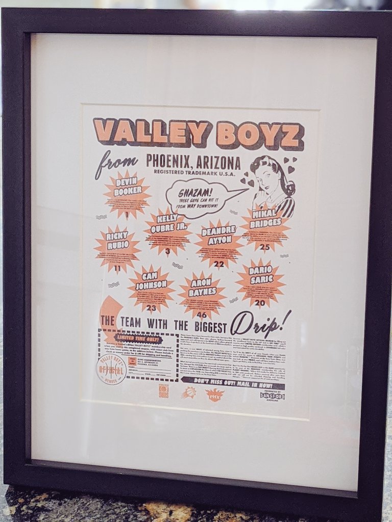 5MOLPod's tweet photo. Want to win this framed print? Here's how to enter:

▶️ Follow @5MOLPod
▶️ Follow @SansfordAndSuns 
▶️ Retweet this tweet
▶️ Listen to Episode 3 of the podcast
▶️ DM and tell me what @Espo described himself as during the episode

Everyone who does this will be entered to win! https://t.co/EI9PpFOwgU