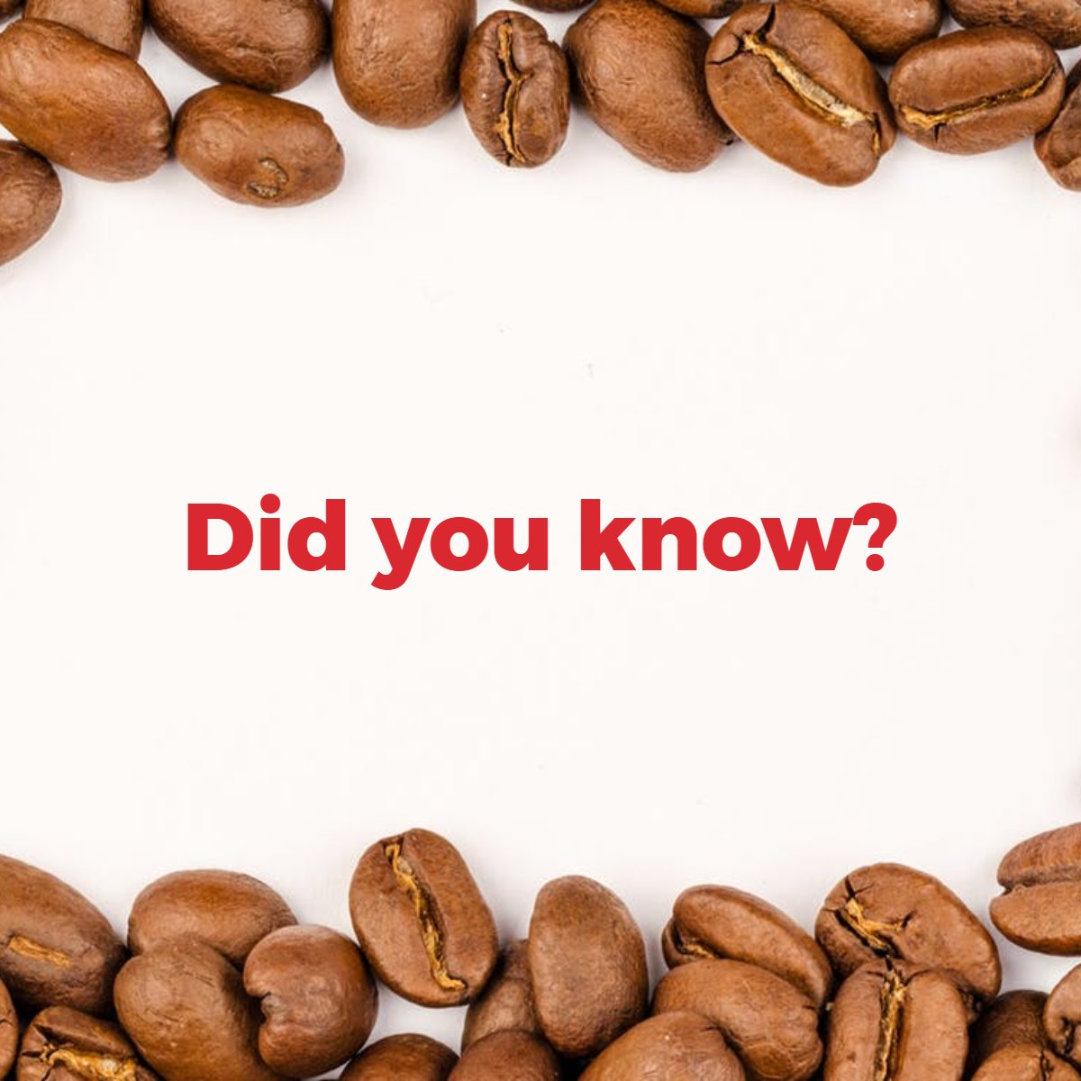 Coffee beans are technically seeds, but we call them beans because of their resemblance to legumes.
