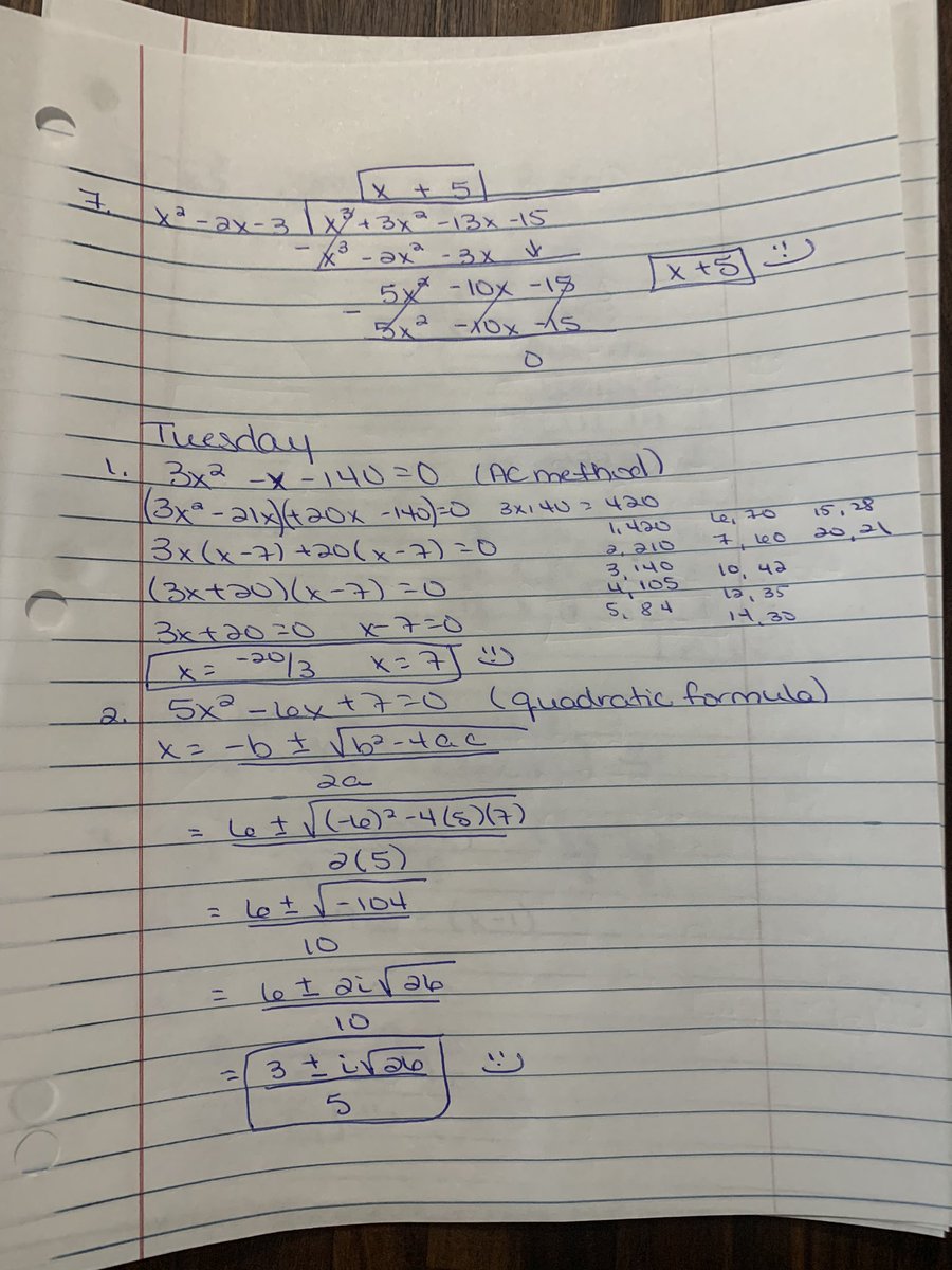 MCEMTHDept's tweet photo. Alg2: these are the notes to go with Alg 2 Weekly Review: Q2:1. I did several problems and tried to do a variety of problems. If you need more worked out or have questions, please ask. https://t.co/5bpSM3tD5p