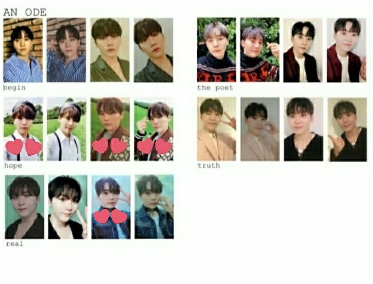 wizkwan's tweet photo. WTT svt pc

have :  jeonghan (truth ver) and joshua (hope ver)
want : any unmarked seungkwan in the second picture

usa only 🥺 https://t.co/nSF5epiS4e
