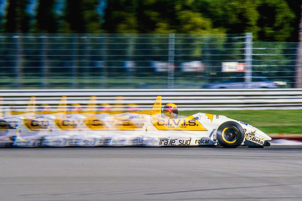 Archive of the 1993 season. In this photo the Dallara 393 Opel driven by M.Krymm during the Italian F3 Championship at @autodromoimola