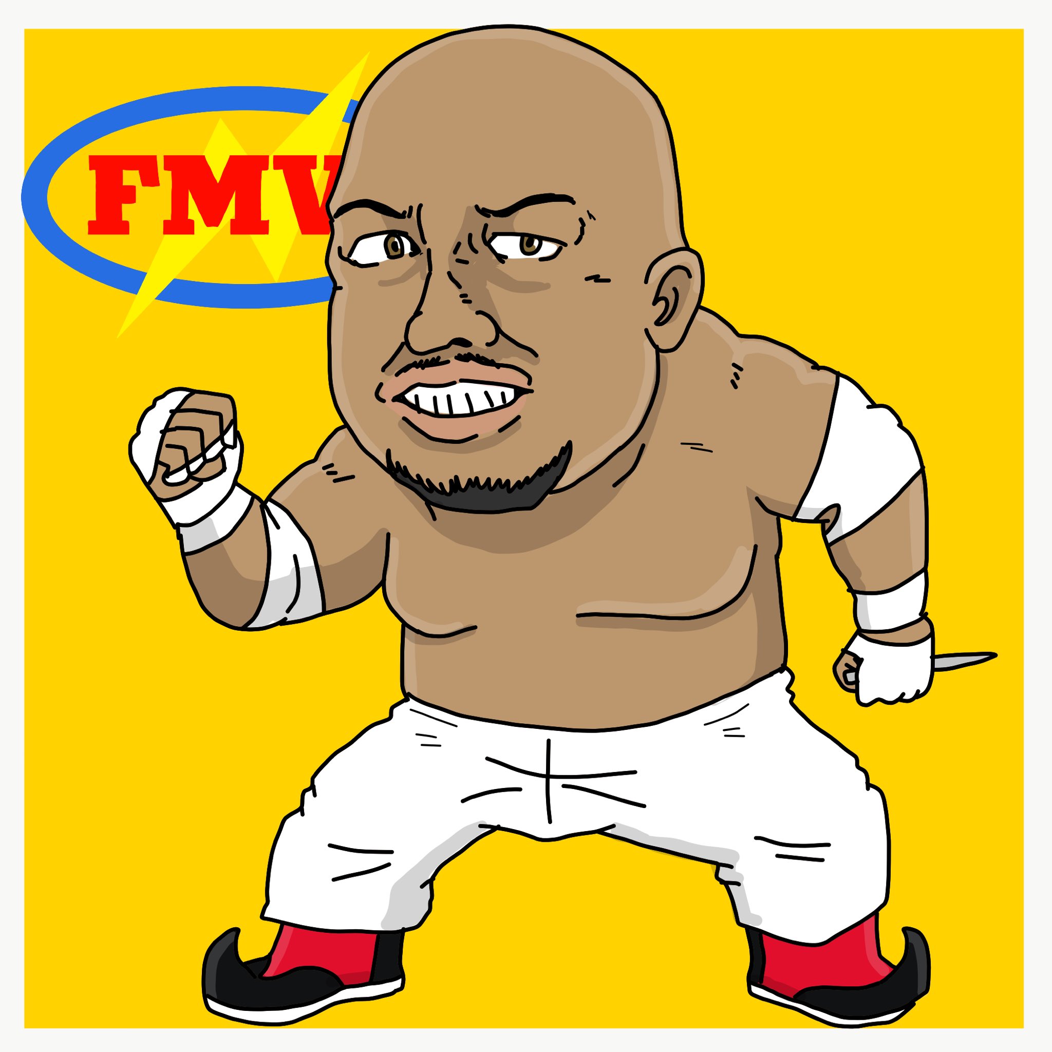 تويتر Ishi Kantoku على تويتر Fmwイラスト No 3 カリム スーダン 凶器シューズを履いたfmwの偽ブッチャーw シーク軍団サブゥーのタッグパートナーとしてリーグ戦に参加 面白い存在かなぁと思いきや このシリーズは外国人てんこ盛りで実力発揮出来ず あ