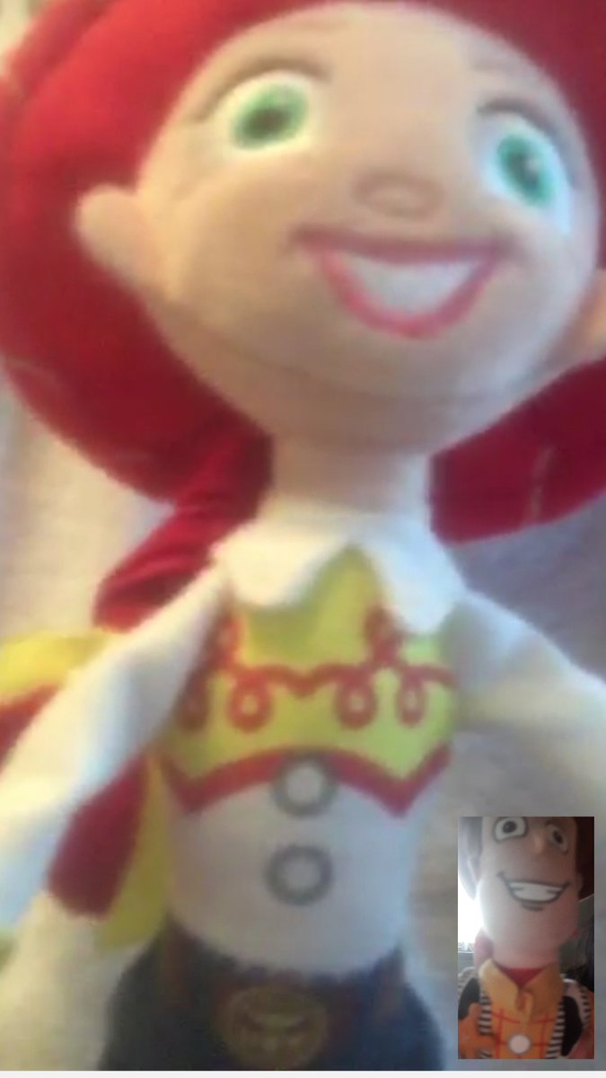 DebbieCowen's tweet photo. Jessie and Woody facetime ... #grandson❤ #MissingYou #KeepingSpiritsUp xx https://t.co/meP7n6BQwJ