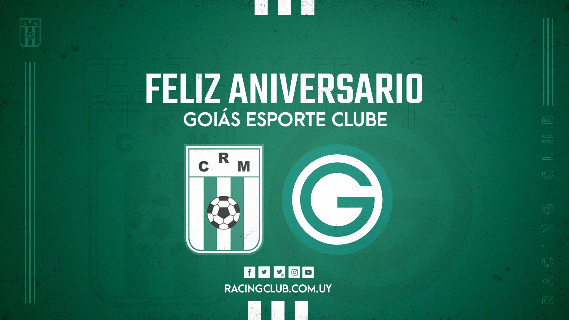 Racing Club de Mvdeo. on X: ¡Obrigado, amigos! 👋🏻🎂🇳🇬🤝 Parabéns pra  vocês.  / X