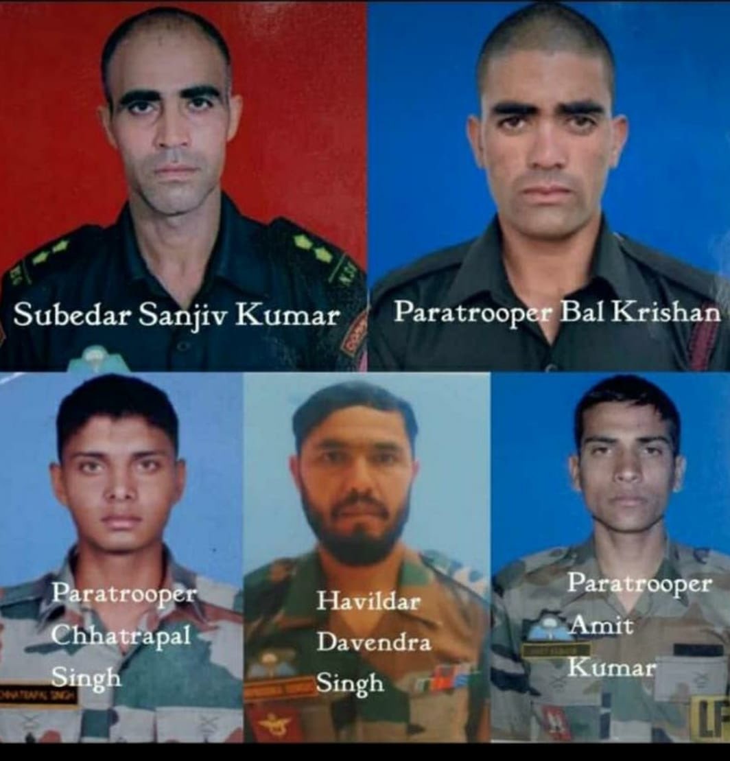 The JCO and his squad started the chase in order to reest the contact. At around 0830h contact was re-est. As the JCO along with *Amit n Chhatrpal* were trying to close in with the terrorist using a slight detour, unfortunately the snow gave in n the three of them slipped 1/n