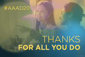 NatStuCo's tweet photo. We are thanking our educators who go above and beyond on April 22 for Activity Adviser Appreciation Day (AAAD)! What will you do for your adviser? #AAAD20 https://t.co/VosLu9Ne5G