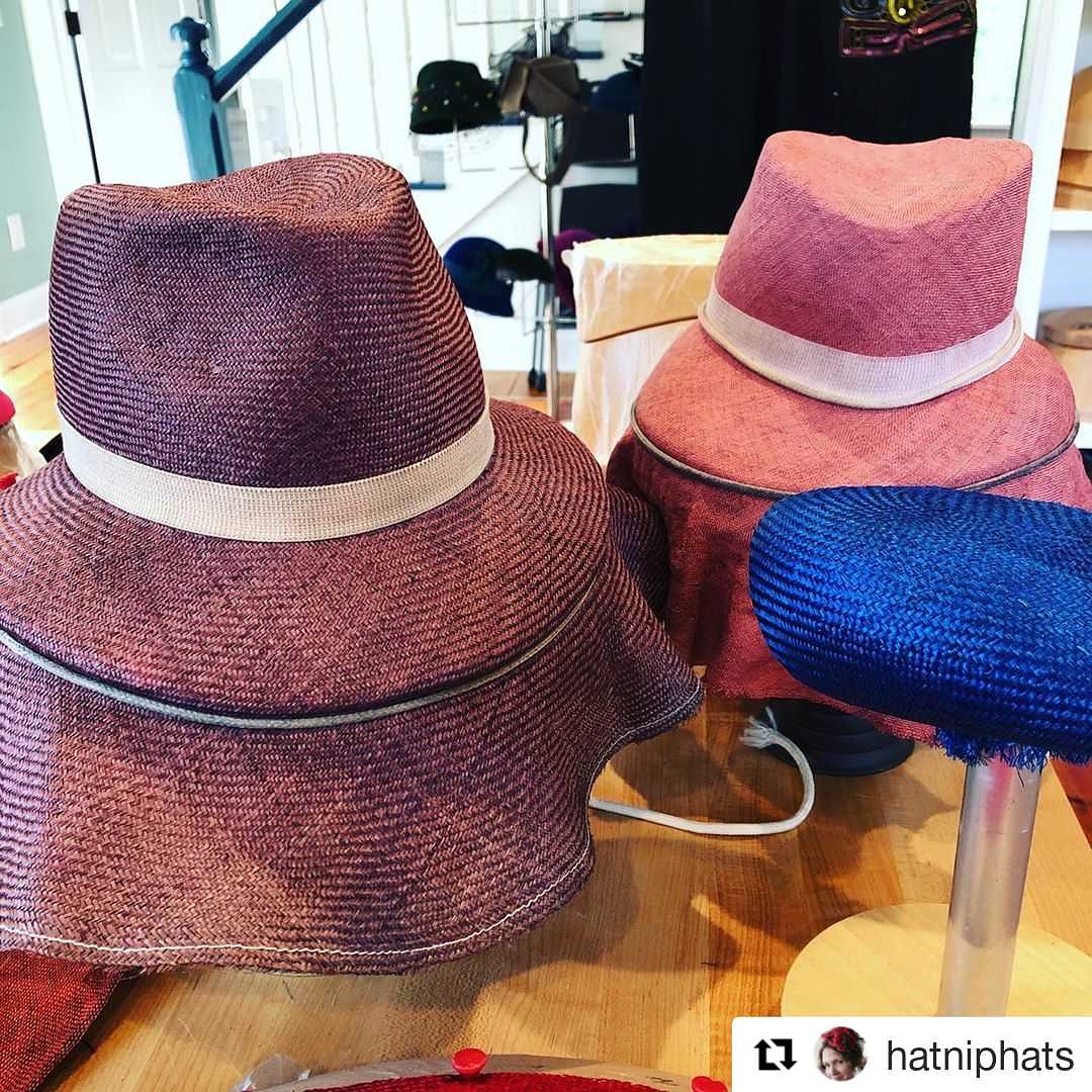 MillinersGuild's tweet photo. It can be hard to focus on the positive right now, as we all feel lost without our typical routines. Take member @hatniphats' advice, "Just start doing something so that it can lead to the next thing."

#millinery #hatblocking #hatmaking  #creativityfound #inspiration https://t.co/hxlhh5a4v2