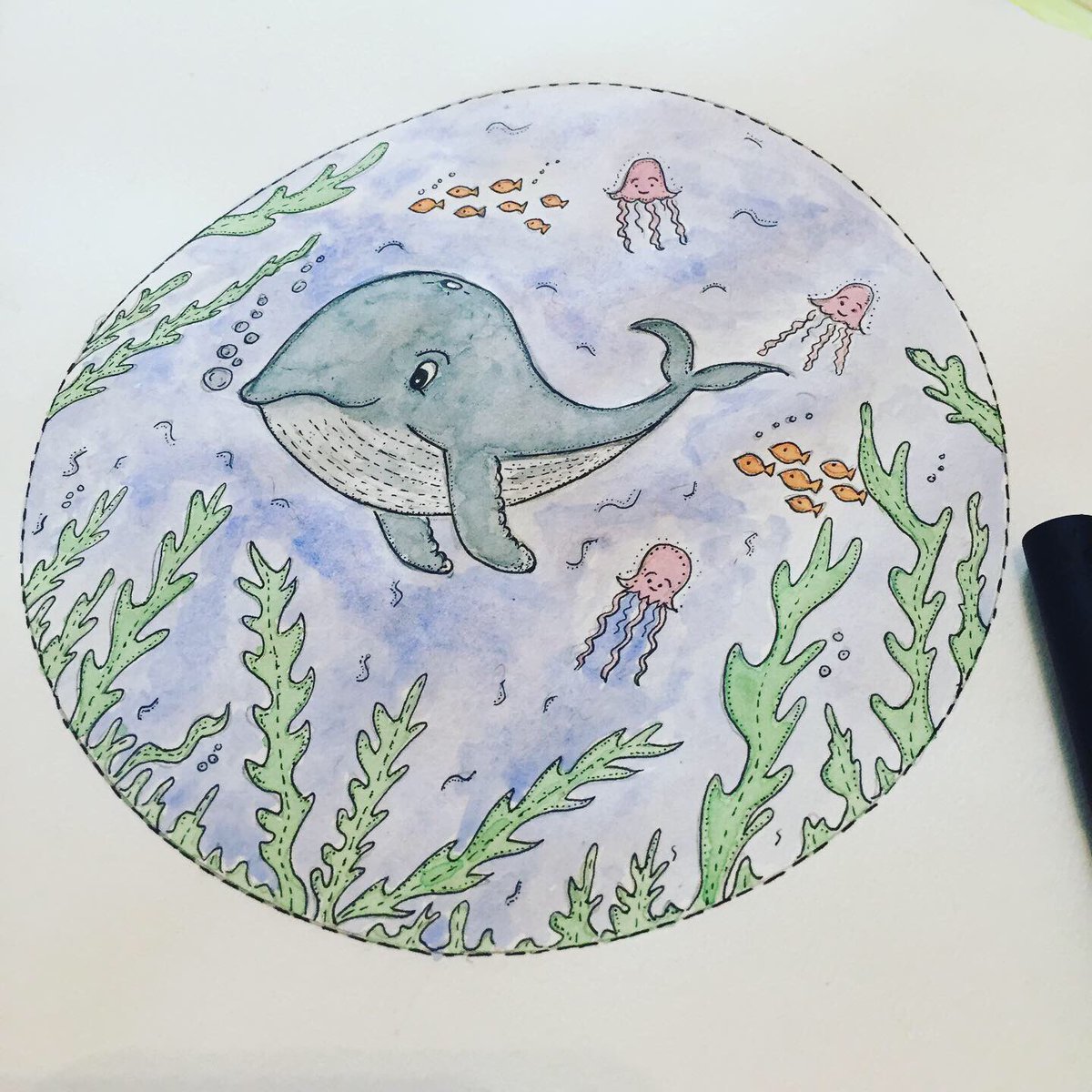 TheDoodologist's tweet photo. Whale of a time with this doodle https://t.co/3lV53g3uA8
