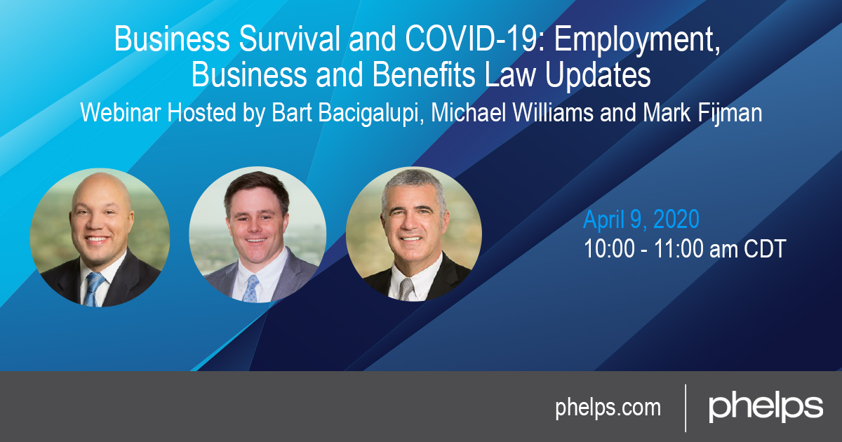 Phelps Dunbar on Twitter "Keep your company healthy during the 