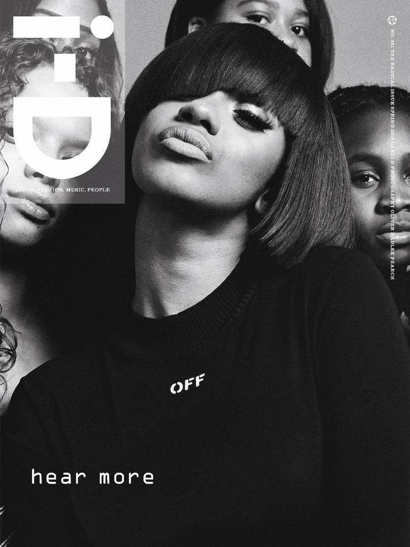 Within the same month, Cardi’s cover for I-D magazine would be released. Cardi’s power as a fashion staple was becoming solidified.: Oliver Hadlee Pearch