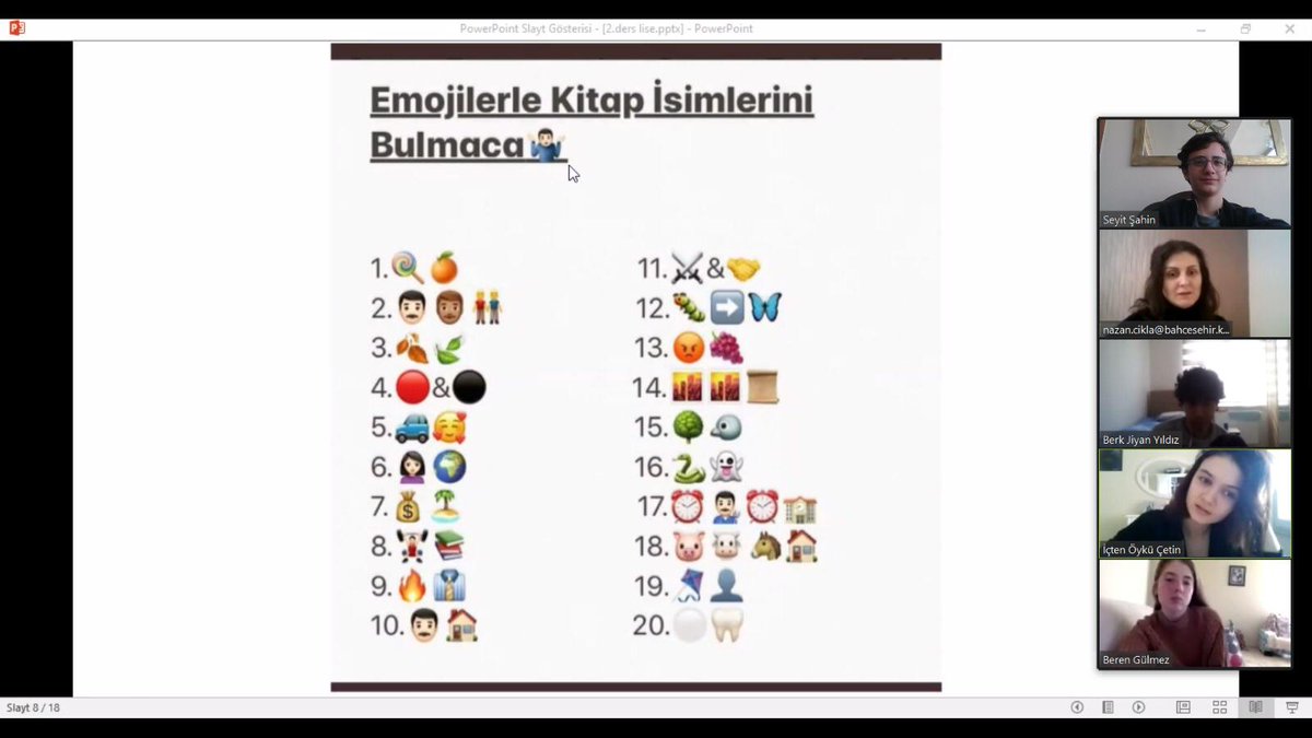 bhcshr_samlise's tweet photo. Ortaokul-Lise öğrencilerimizin rehber öğretmenleriyle gerçekleştirdikleri,Hayata Dair BK_PDR Buluşmalarının 2.haftasında ana temamız "Özdüzenleme" .Öğrencilerimizle yeni yaşam planlarını oluşturmayı konuşuyoruz.#hayatadairBK_PDRbuluşmaları #evdekisınıfım https://t.co/A7LV6VeGQ7