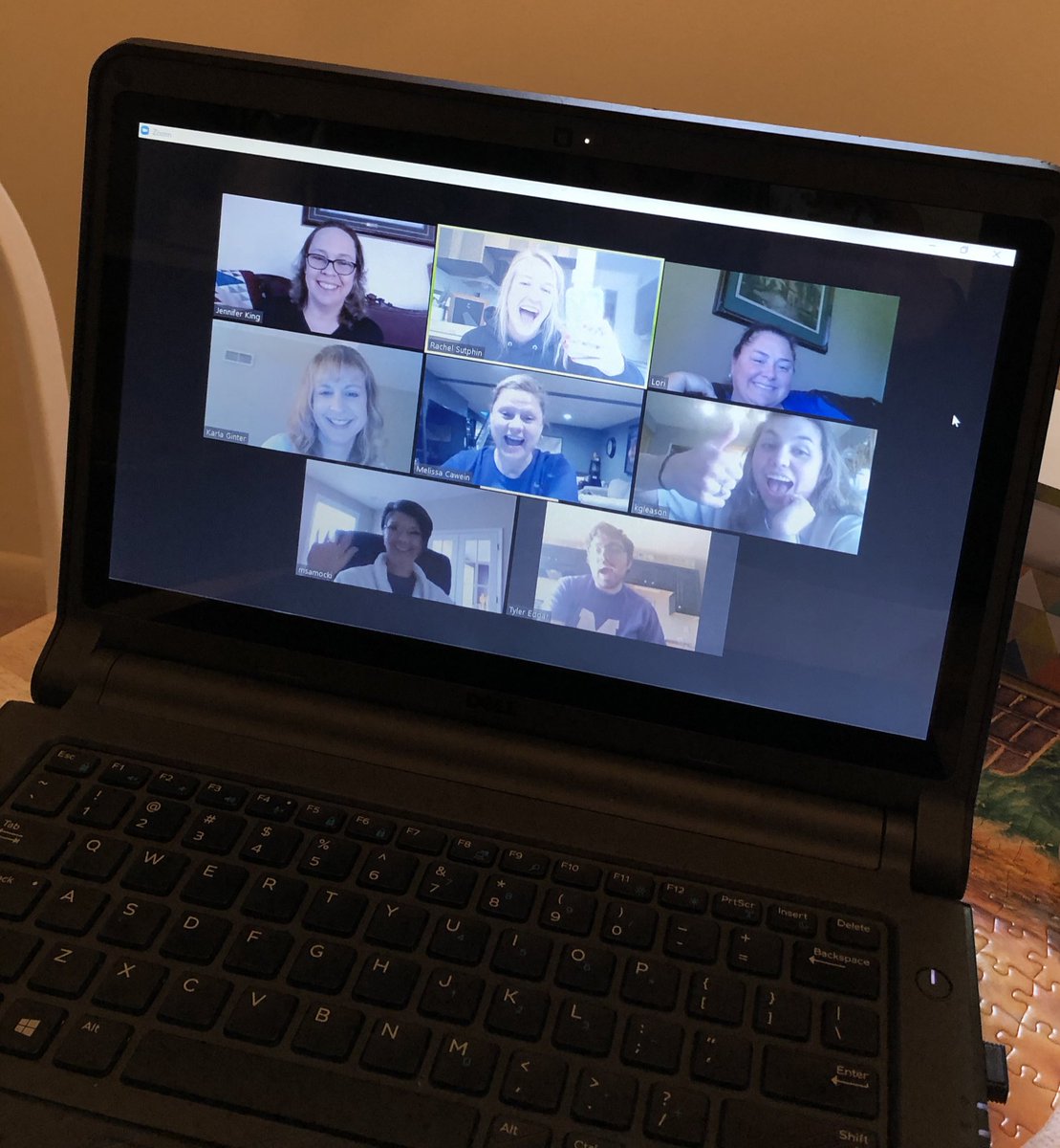 Sutphin_MMS's tweet photo. Team time this morning💜 Only thing missing is my delicious school lunch in front of me. https://t.co/DgoJMquiCV