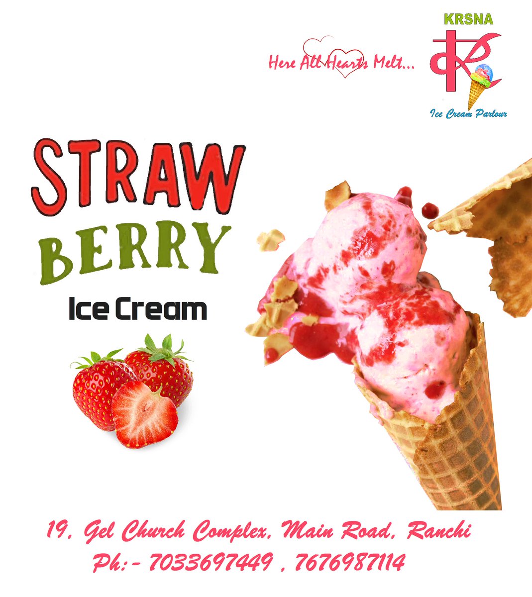 KrsnaRestaurant's tweet photo. If you love strawberries then no one can grab your #happiness at any #cost. Some call it #pink Wali #icecream while for some it’s #freshfruit #strawberryicecream. And last but not the least the #milkycream that makes it totally different than any other #icecreamparlour in #india https://t.co/xWBf02WGgV