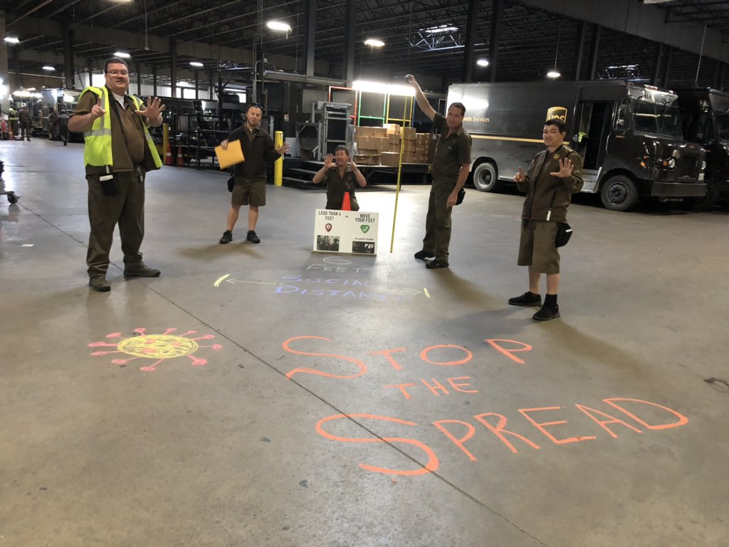 @DelLipscombe @MidAtlUPSers Richmond West CHSP committee telling us to keep 6 feet apart to practice social distancing!