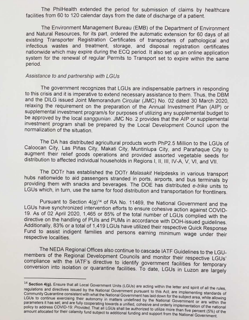 READ: Malacañang releases President Rodrigo Duterte's second weekly report to Congress on his special powers.  http://www.cnn.ph  (3/6)