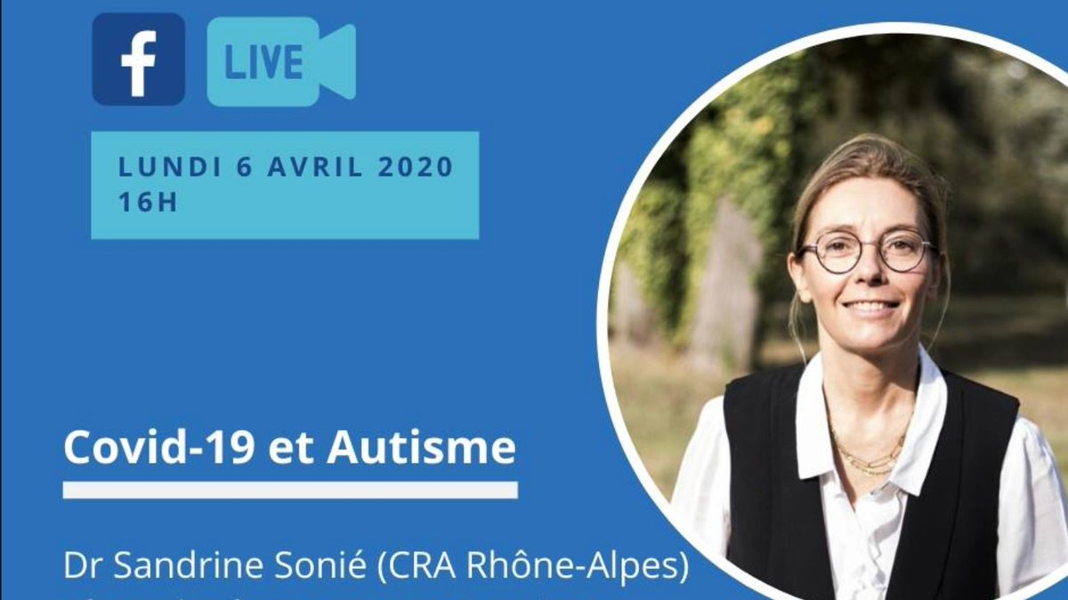 ⏰H-1 heure pour le facebook live Spécial Adultes autistes.  C'est le moment de poser toutes vos  💬questions au Dr Sandrine Sonié.  <a href="/GNCRAutisme/">GNCRA</a> <a href="/s_cluzel/">Sophie Cluzel 🇨🇵🇪🇺</a> @handicap_gouv 
👉facebook.com/GNCRAutisme
