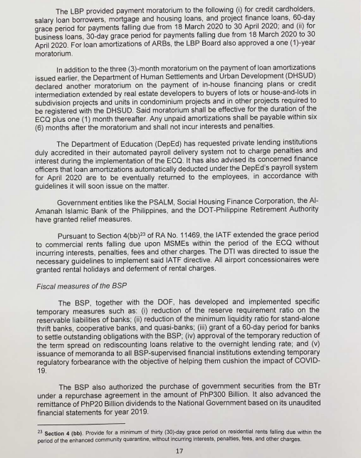 READ: Malacañang releases President Rodrigo Duterte's second weekly report to Congress on his special powers.  http://www.cnn.ph  (5/6)