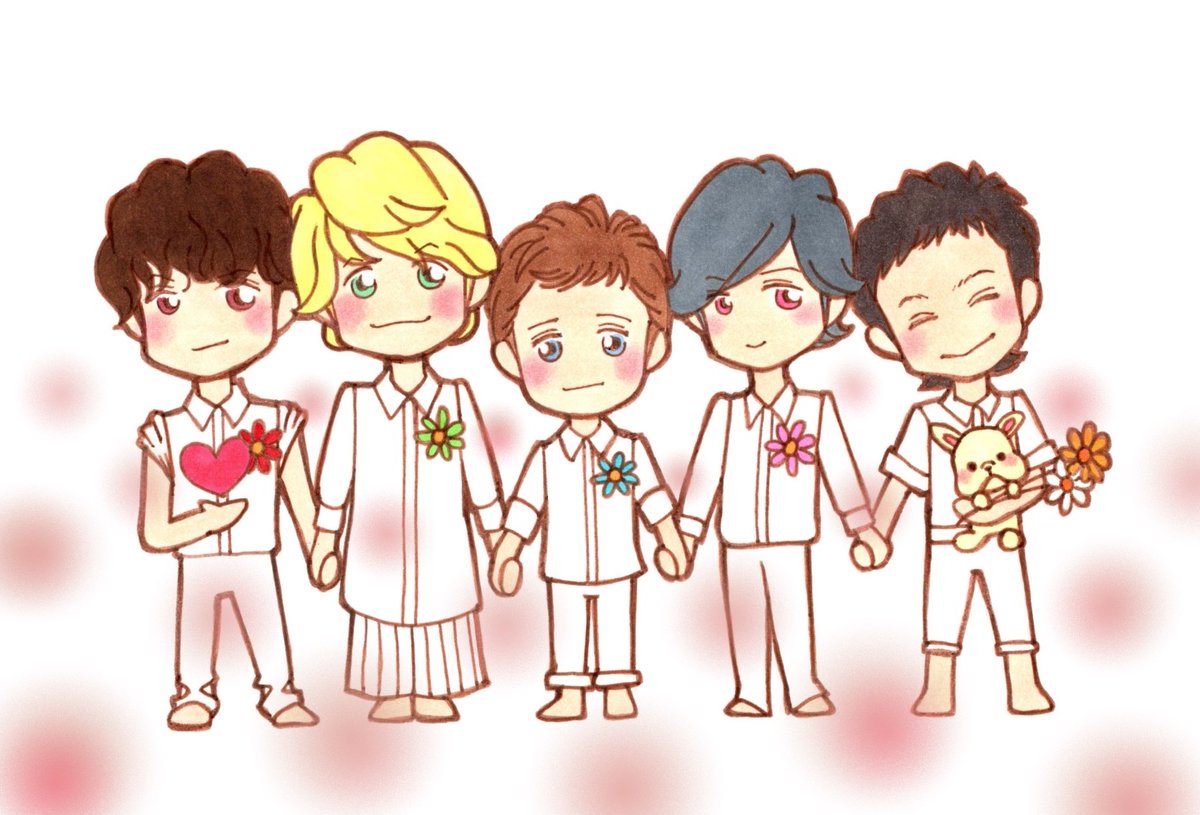 離れていても思いはひとつ Smap スマスマ 復興に向けて手を繋ごう だいこう あゆみ のイラスト