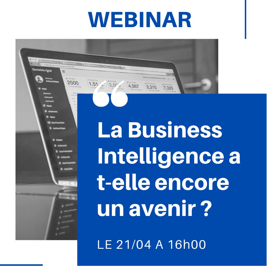 MyrteaM's tweet photo. 📢 La Business Intelligence a t-elle encore un avenir ? 

La réponse dans le webinar du mardi 21 avril à 16h, présenté par Wilmer Daza ! 

👉 Pour accéder à la présentation : https://t.co/nSlBdeivr2

#BusinessIntelligence #BI #Dashboard #Data https://t.co/ohNSaiTLJp