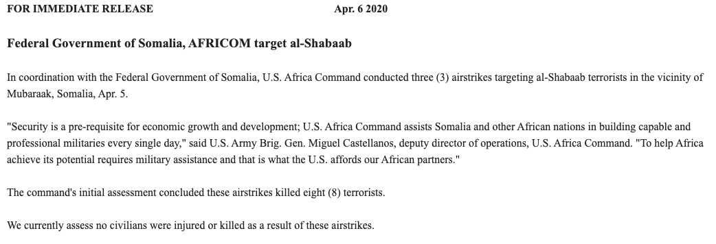 Meanwhile in Somalia