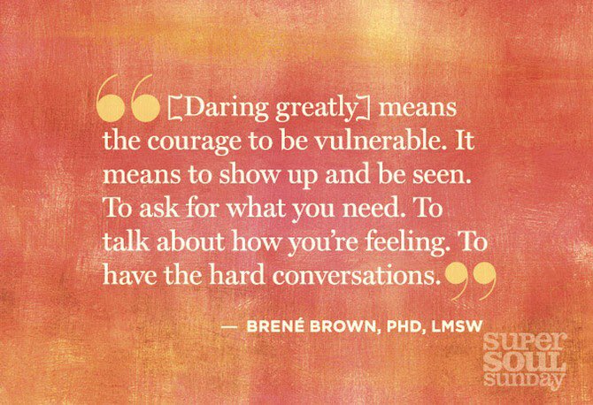 teammonsterC2's tweet photo. Wow @BreneBrown because of you I am completely rethinking what I value &amp; how I value myself as a human. I love what you said, to be vulnerable is to be in the arena and dare greatly and I will no longer accept feedback from the spectators but only from others in the arena! ❤️❤️❤️ https://t.co/eniNS2nlWd