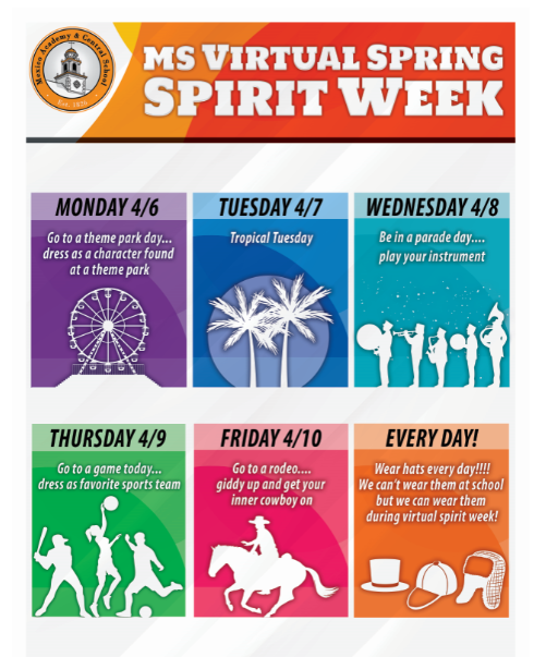 It is Virtual Spirit Week at MMS!!! Get your spirit on! Send us your spirit photos to: PR@mexicocsd.org