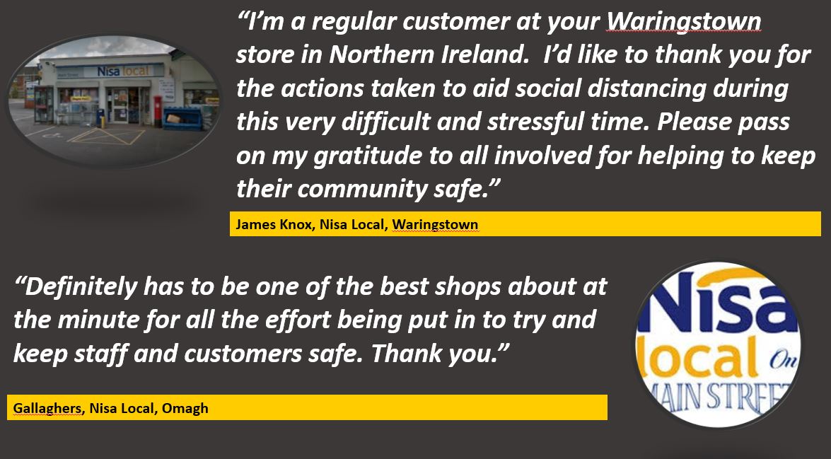 NisaRetail's tweet photo. We're seeing hundreds of great examples of independent Nisa retailers going above + beyond for their communities. It's really tough out there but they're doing amazingly + shoppers are thankful. Here's what their customers are saying. Let's share + celebrate. #shoplocal https://t.co/PEzABhYCXM