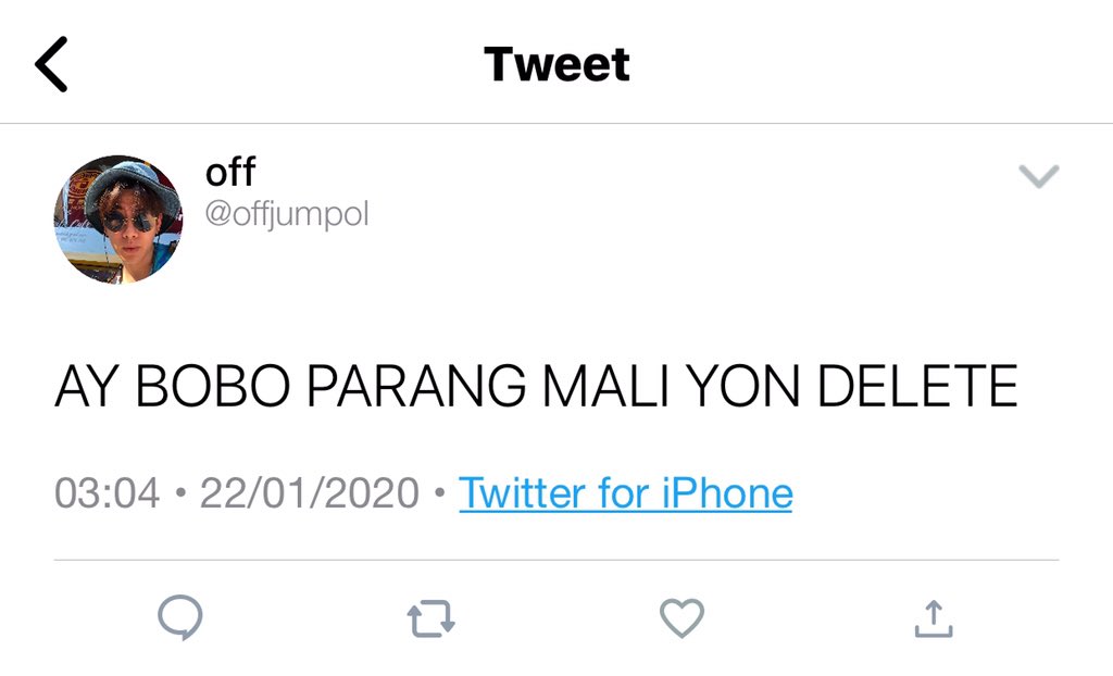 34. aling tweet kaya ang dinelete niya 