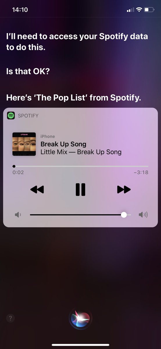 sweetasjerrie's tweet photo. @LittleMix Siri knows 😂🥰 #breakupsong https://t.co/9bzLQZn98q