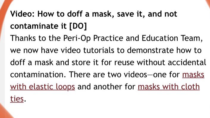 1) Mask shortage, start reusing your masks