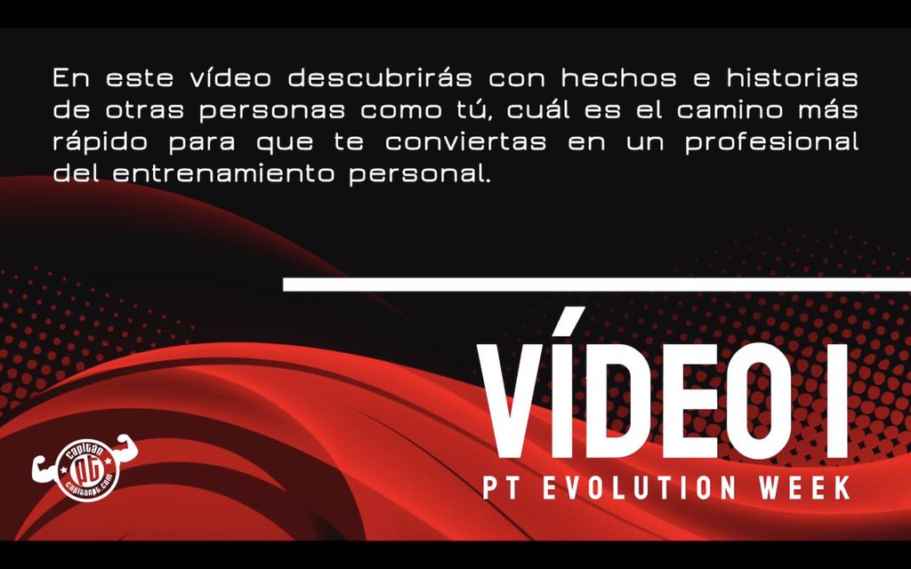 Hoy empieza la #PTEvolutionWeek Aquí tenéis el link al primero de los cuatro vídeos.
capitanpt.com/pt-evolution-w…
#personaltrainer #entrenadorpersonal