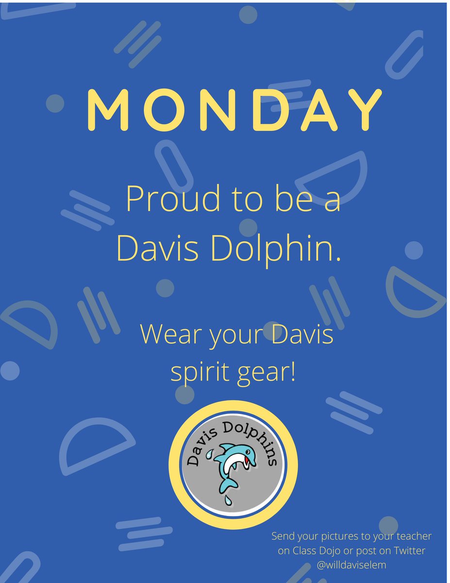 WillDavisElem's tweet photo. We are so excited to be "back at school" today! Celebrating with Davis Sprit Week - Proud to be a Davis Dolphin! #weswimtogether @AustinISD @IsdAustin https://t.co/5XPdkNIr98