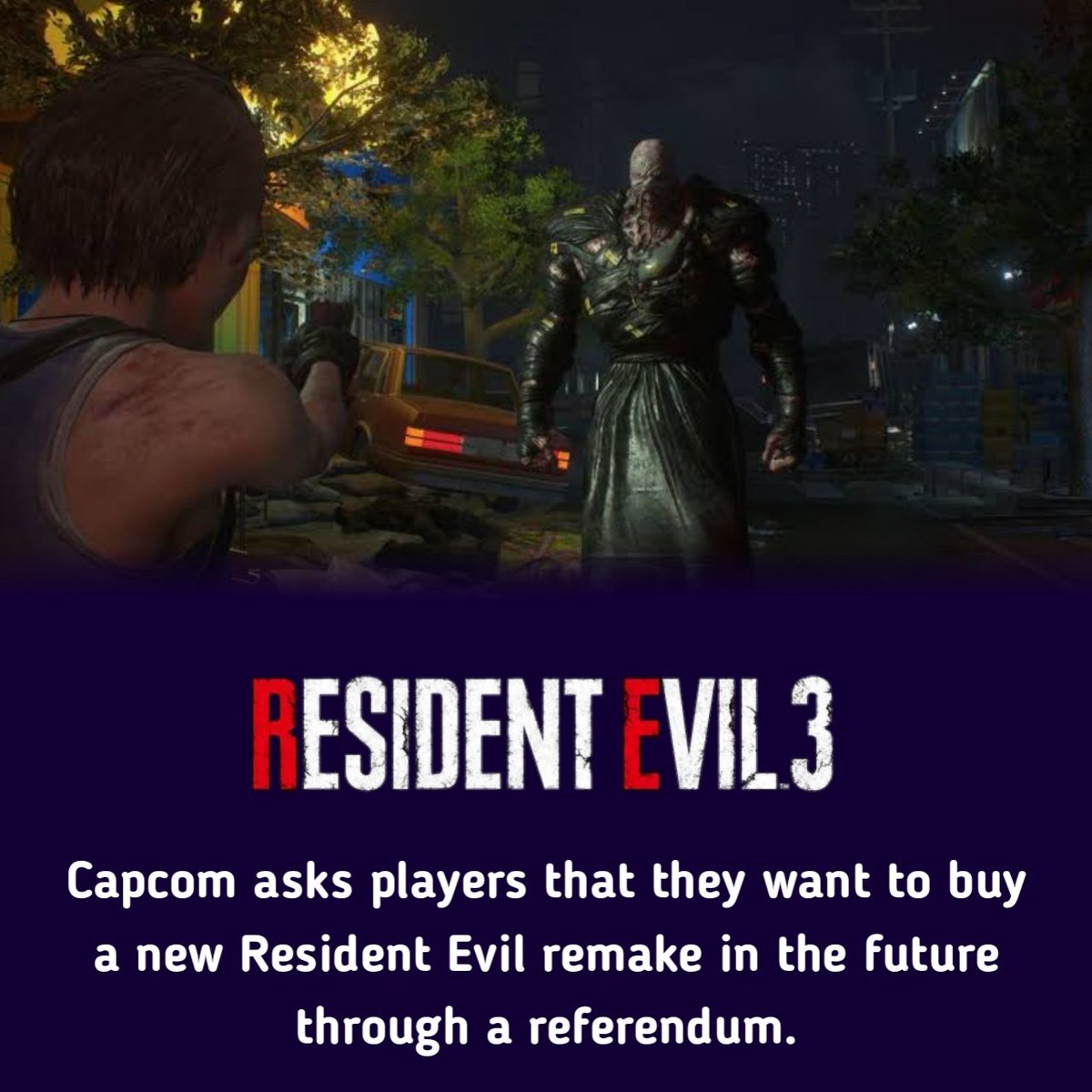GamCyber's tweet photo. Follow us for more news.
#residentevil #residentevil2 #residentevil3 #resident2remake #residentevil3remake #residentevilresistance #residentevilremake #gaming #gamers #games https://t.co/4D5O47f7Cv