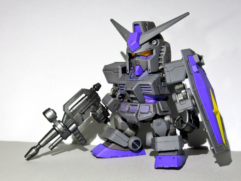 善次 昨日で一気に塗装したsdcsガンダム G3カラーにしてみたらカッコ良さみがヤバい 塗装はいつも通りガンダムマーカー メインはグレー ダクトとか首周りとかはメカグレー 目はメタルイエロー 関節等はメタルブラック 濃いめかなと思ったけどいい味出