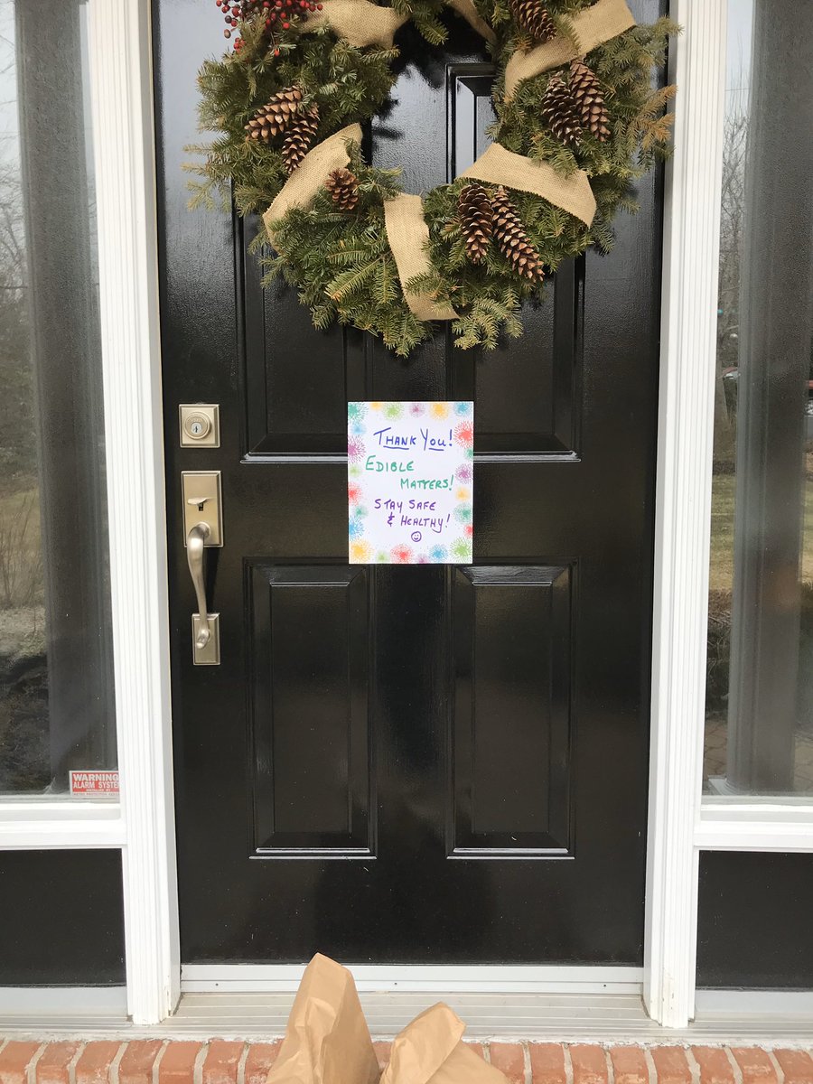 Thank you to the guest who left this for our delivery driver on Saturday - it really brightened his week!