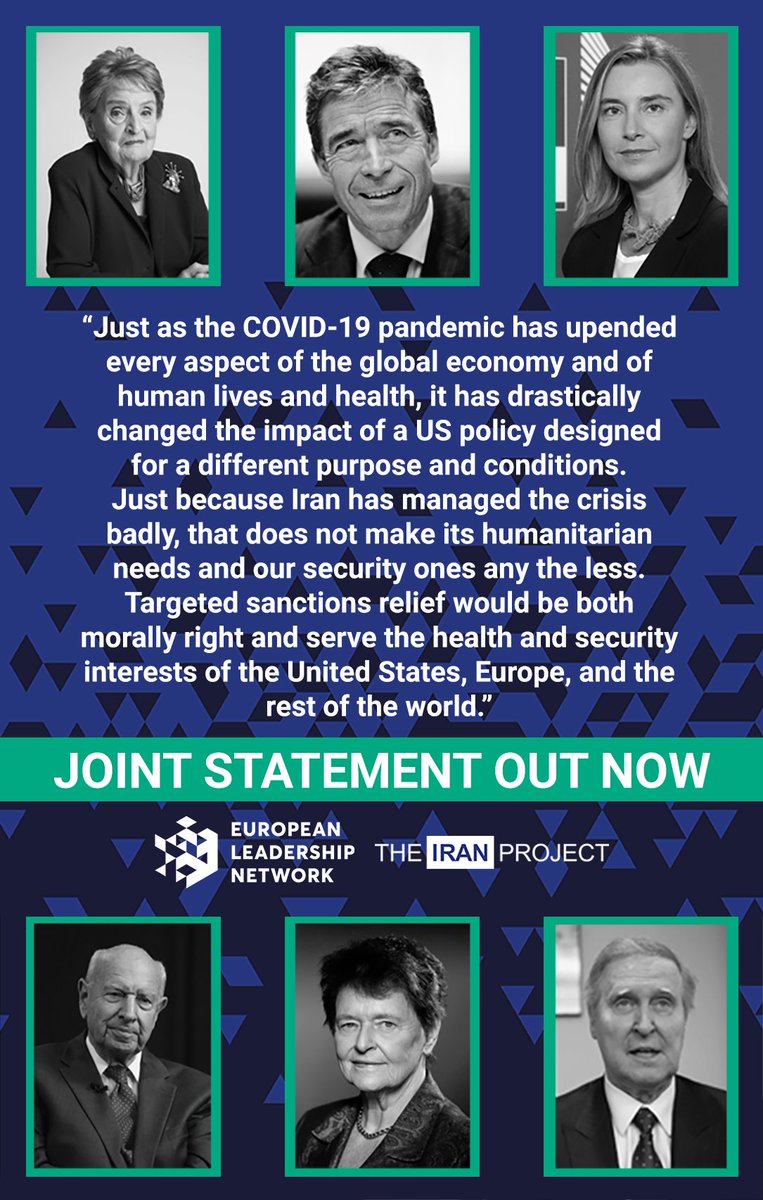 The statement is signed by two dozen signatories from the US and Europe - spanning 5 US Democratic and Republican presidential administrations, including 4 former NATO Secretaries General, as well as former European Prime Ministers, Foreign and Defense Ministers, and Ambassadors