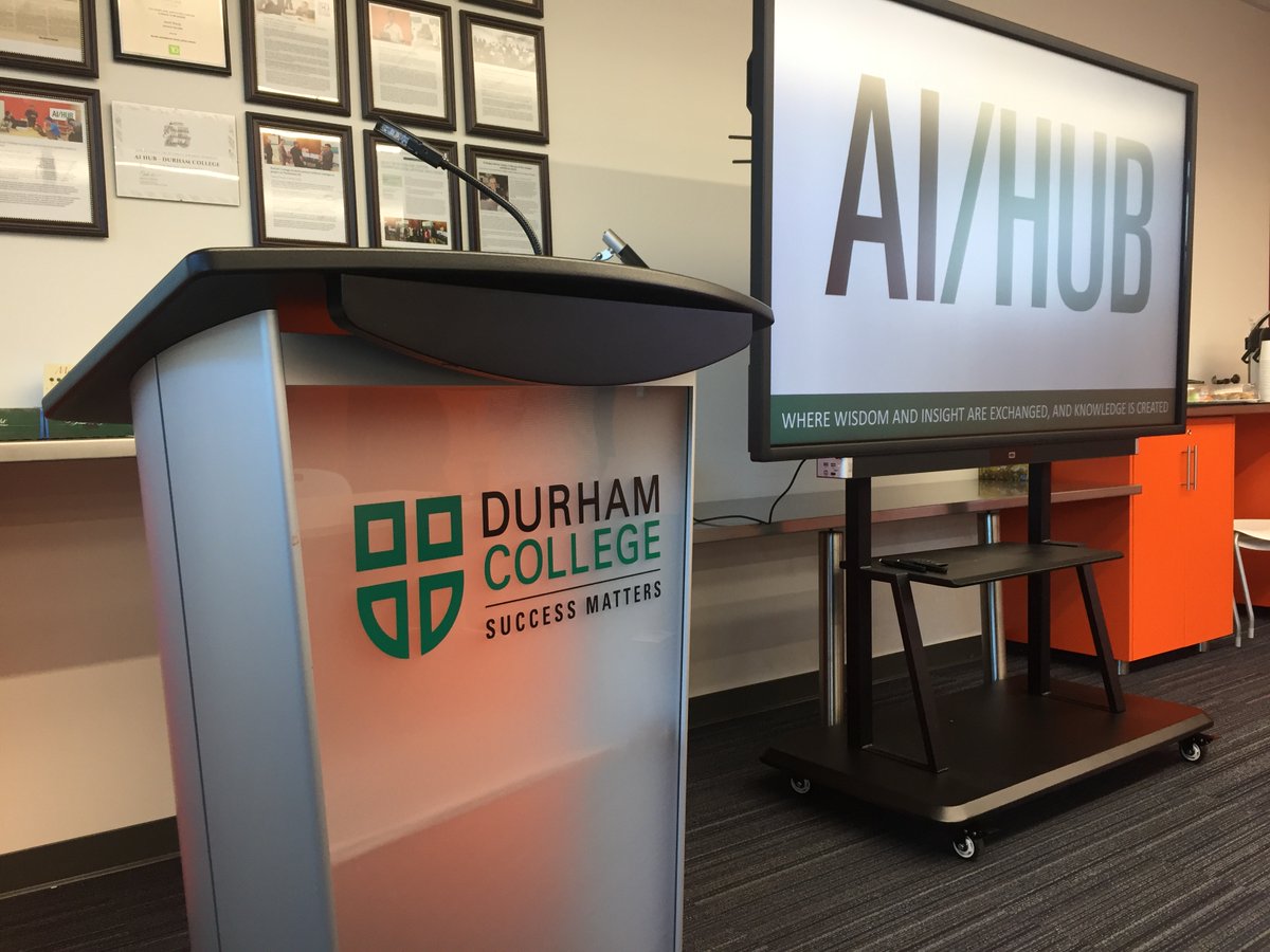 TheAIHub's tweet photo. Happy Monday! The team is working on a number of surprises for #EnableAI Summit 2020. Stay tuned for updates! @durhamcollege #DCProud https://t.co/aLt6VroTAs