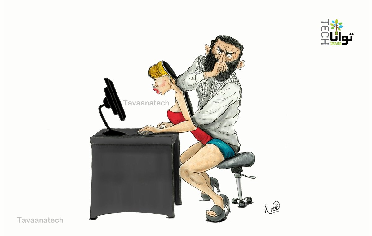 Rezacartoon's tweet photo. پشت صحنه اکانت‌های ناامن!

@TavaanaTech https://t.co/YD3IcC2vqi